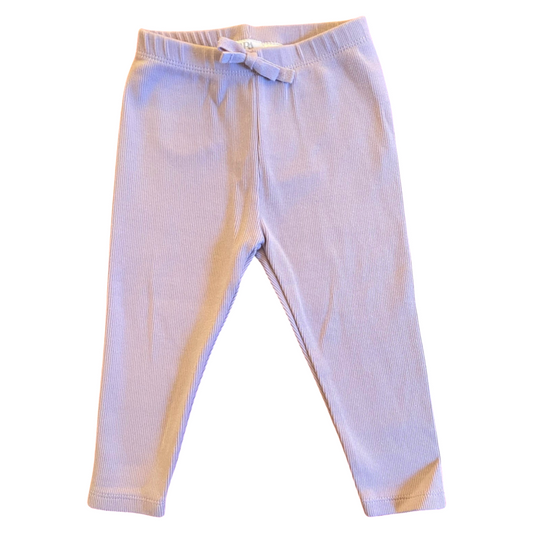 Zara Kids Light Purple Ribbed Leggings - 18-24 mo.