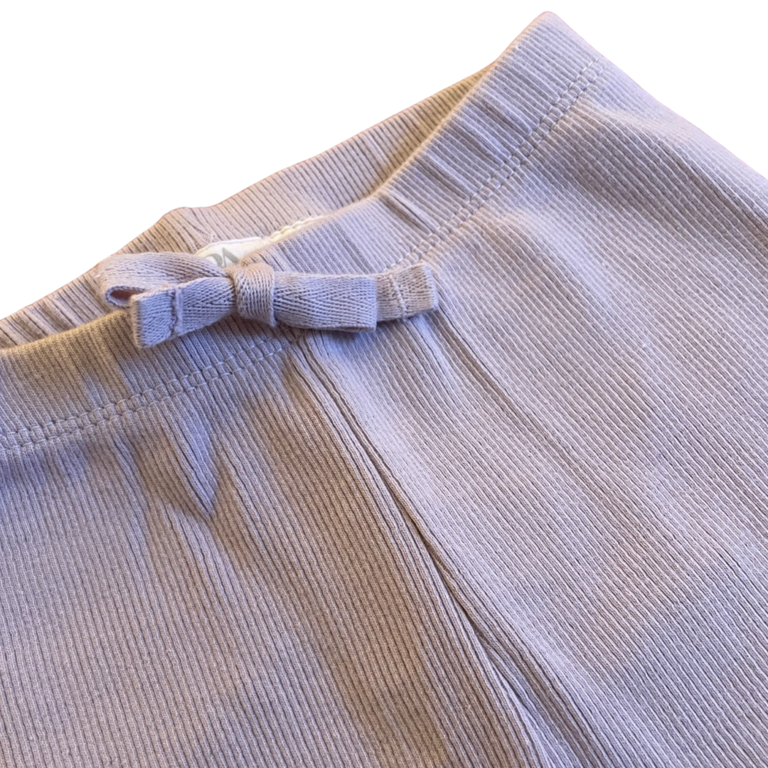 Zara Kids Light Purple Ribbed Leggings - 18-24 mo.