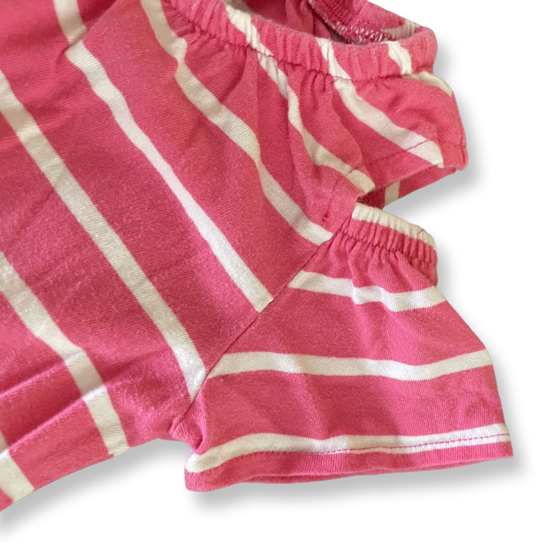 OshKosh Cold Shoulder Striped Romper - 3T