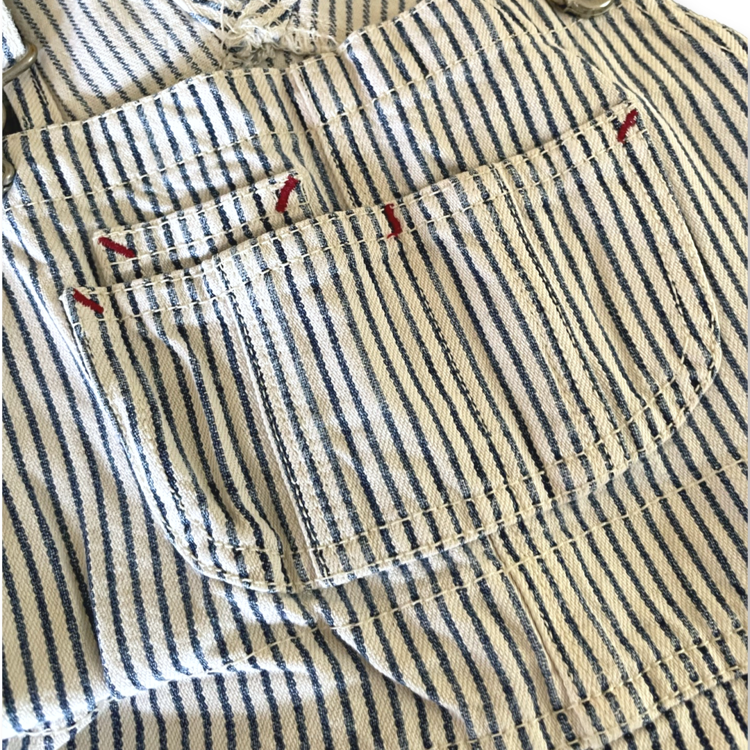 Vintage GAP Striped Shortalls - 4-5T