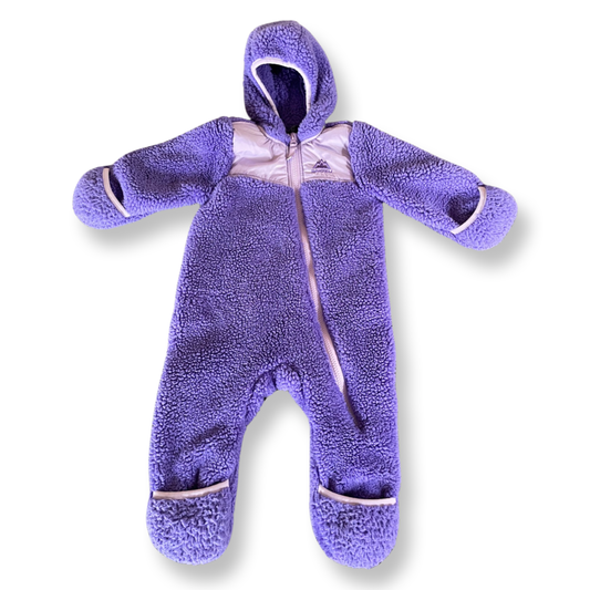 Snozu Purple Fleece Bunting - 9-12 mo.