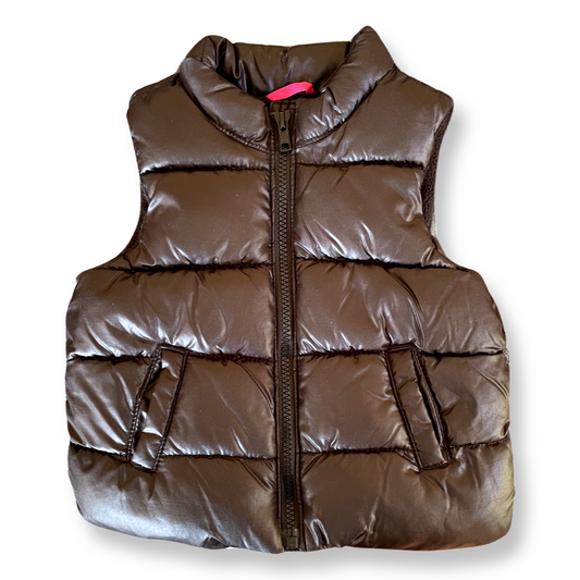 Old Navy Black Puffer Vest - 12-18 mo.