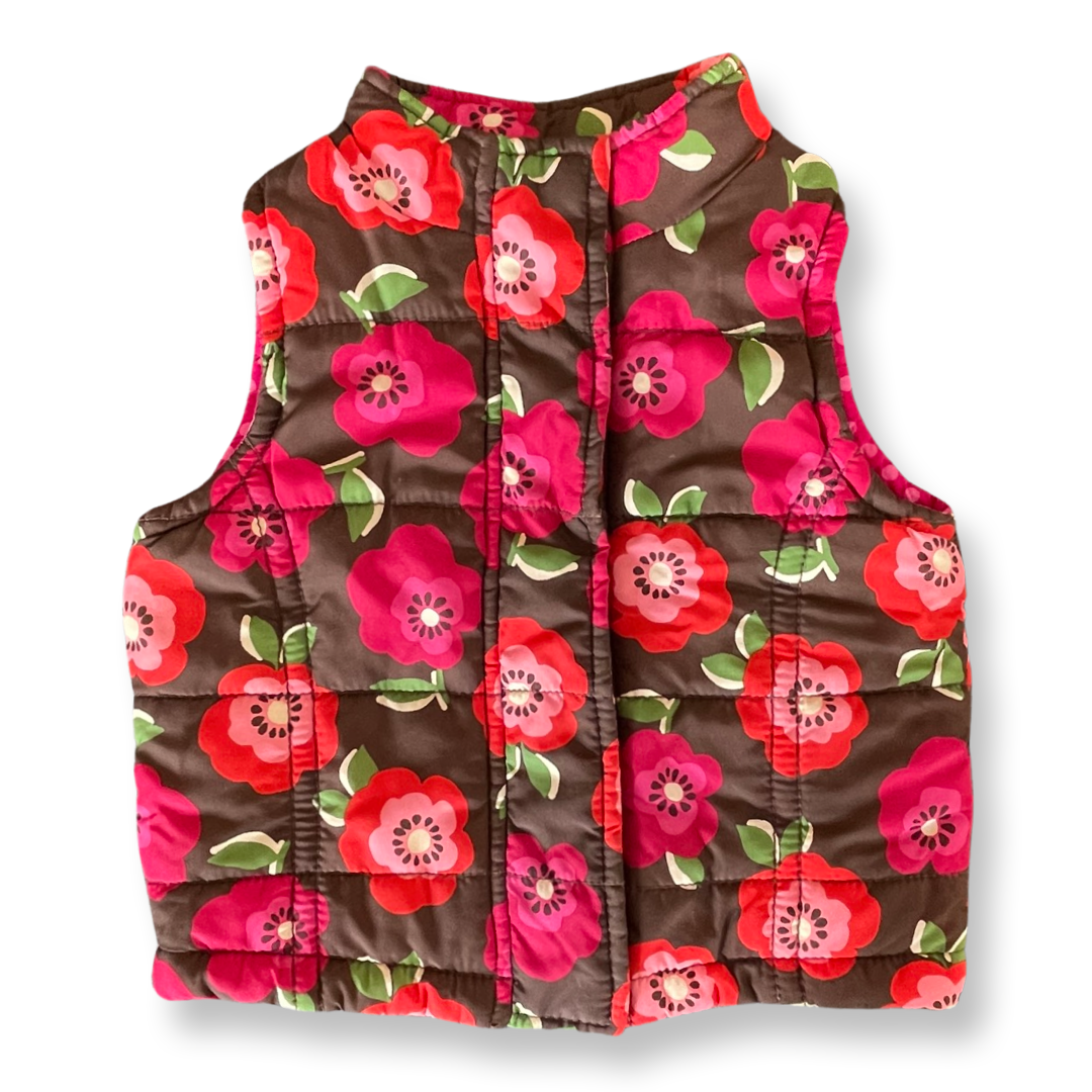 OshKosh Floral Vest - 18 mo.