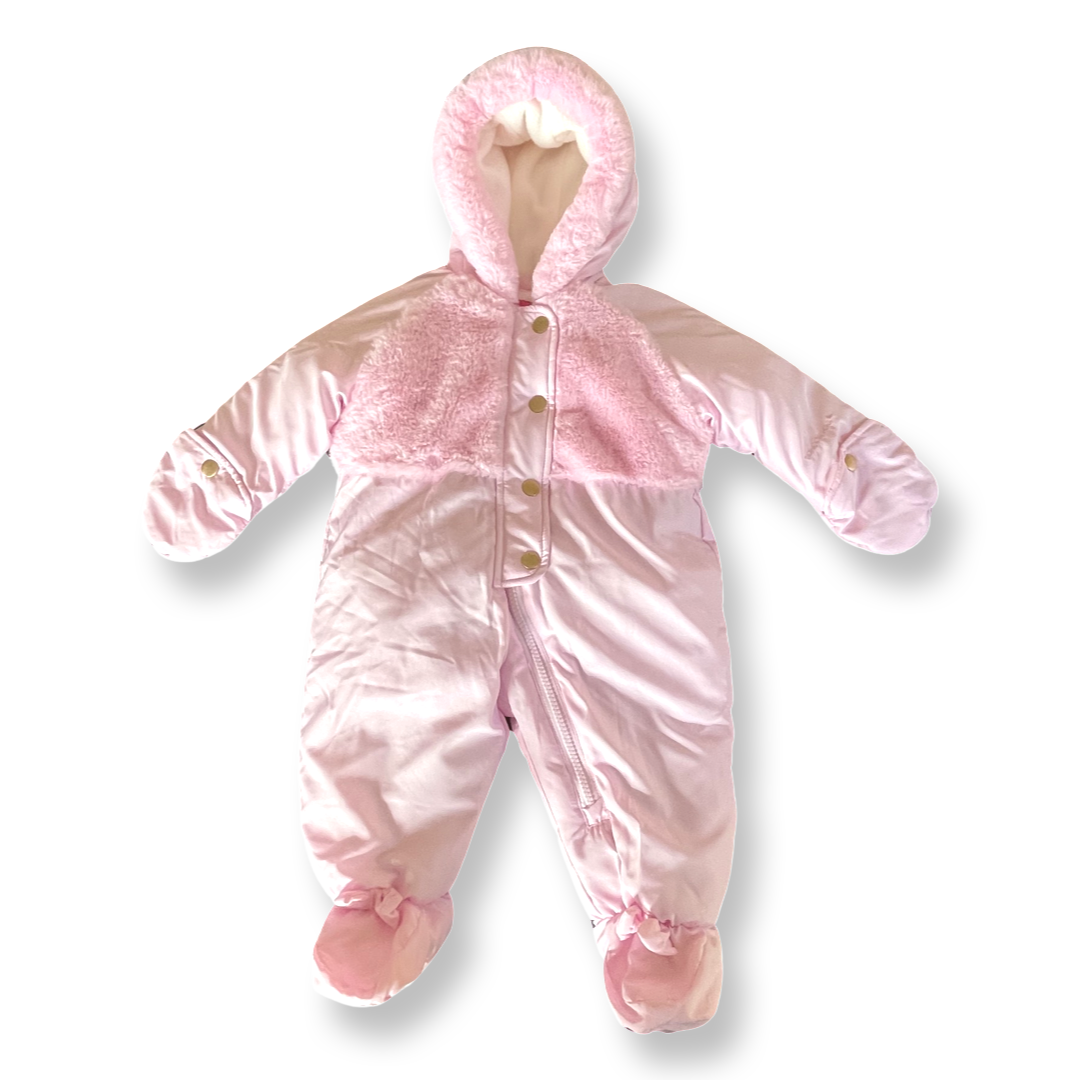 London Fog Pink Infant Snowsuit - 6-9 mo.