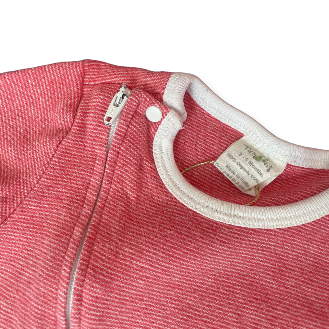 Tiny Twig Organic Cotton Zipsuit - 3-6 mo.