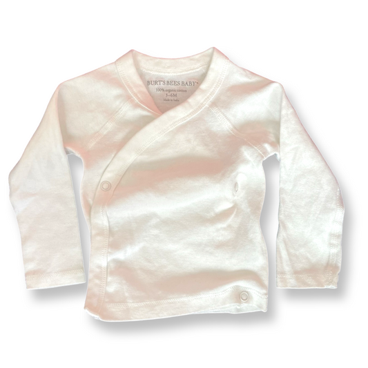 Burt's Bees Baby Organic Cross-Over Shirt - 3-6 mo.