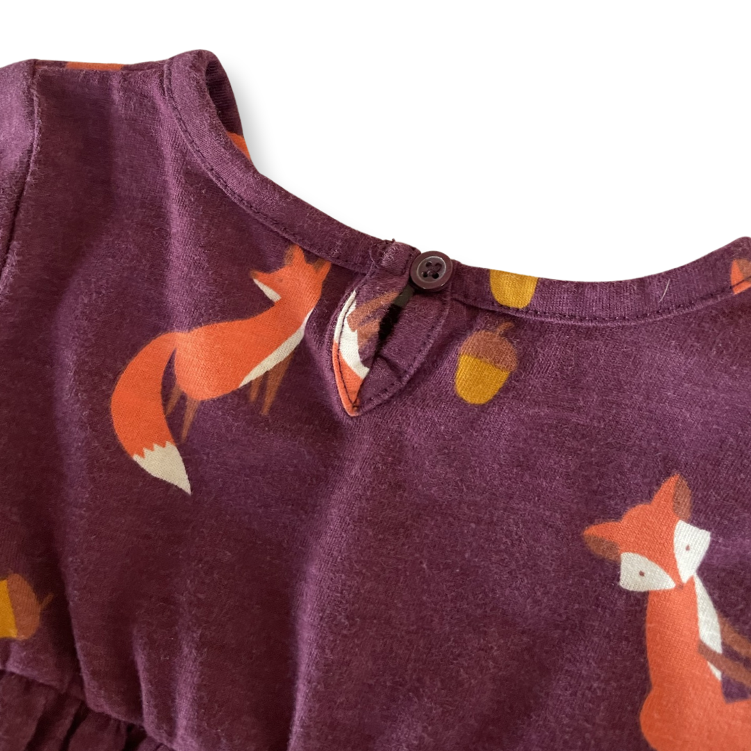 Wonder Nation Fox Dress w/ Bloomers - 6-9 mo.