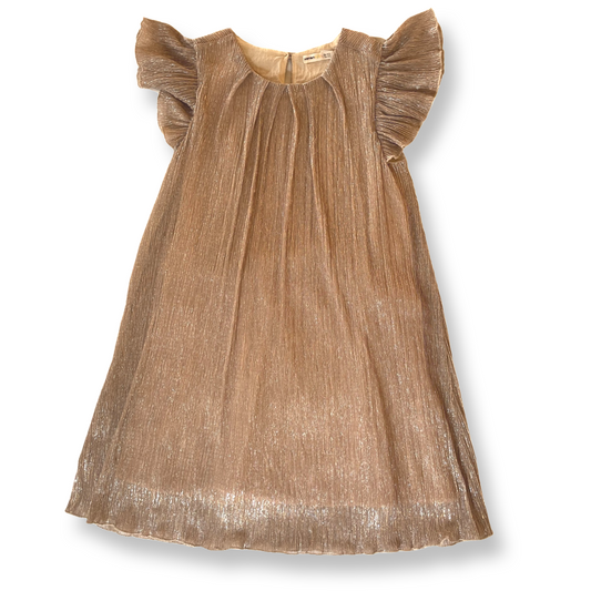 Koton Kids Rose Gold Shimmer Dress - 9-10 youth