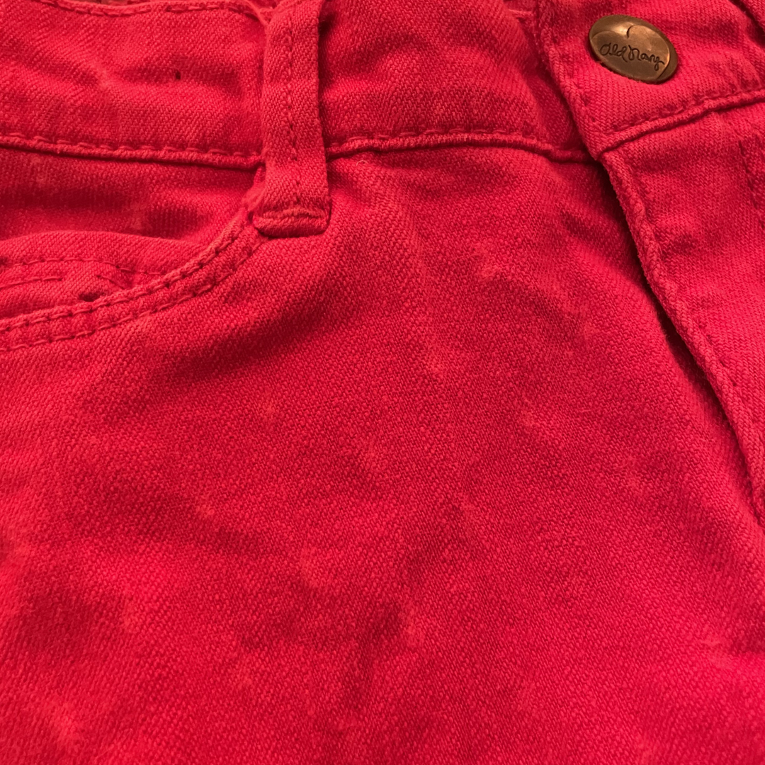 Old Navy Red Skinny Jeans - 12-18 mo.