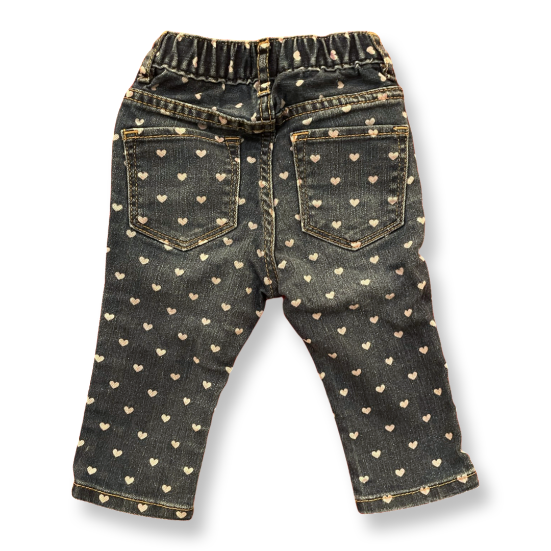 babyGap Heart Jeans - 6-12 months
