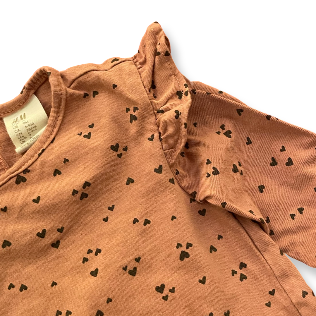 H&M Mini Hearts Top - 9 mo.