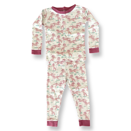Burt's Bees Baby Organic Horse Pajamas - 2T