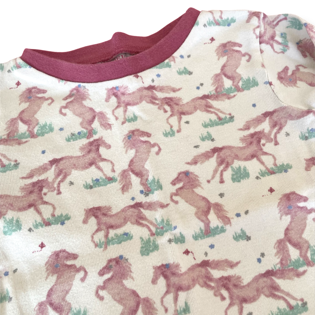 Burt's Bees Baby Organic Horse Pajamas - 2T