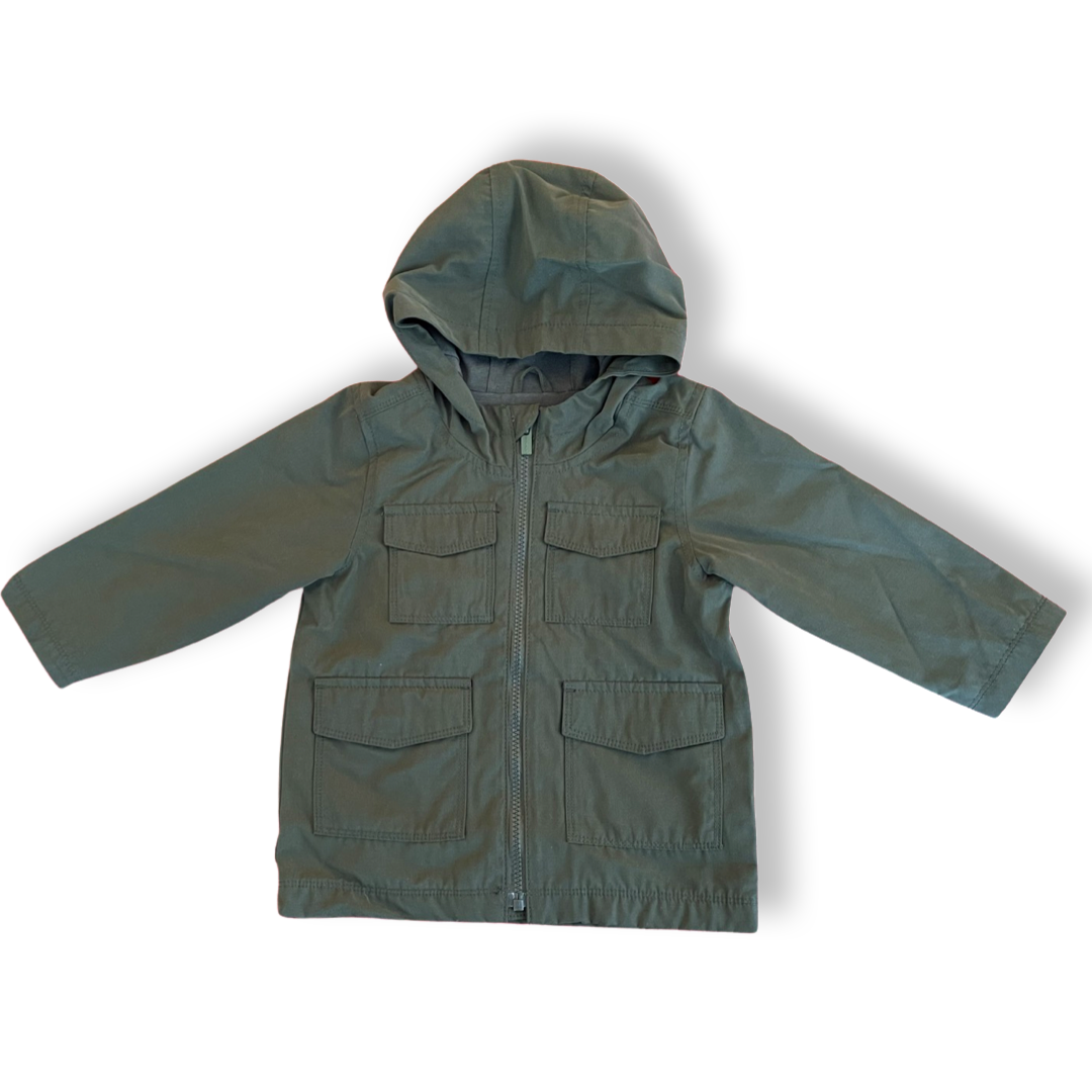 Old Navy Olive Water Resistant Jacket - 2T