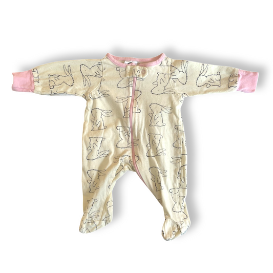 Gerber Bunny Print Sleep & Play - Preemie