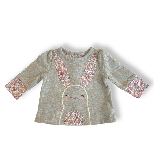 babyGap Bunny Shirt - 3-6 mo.