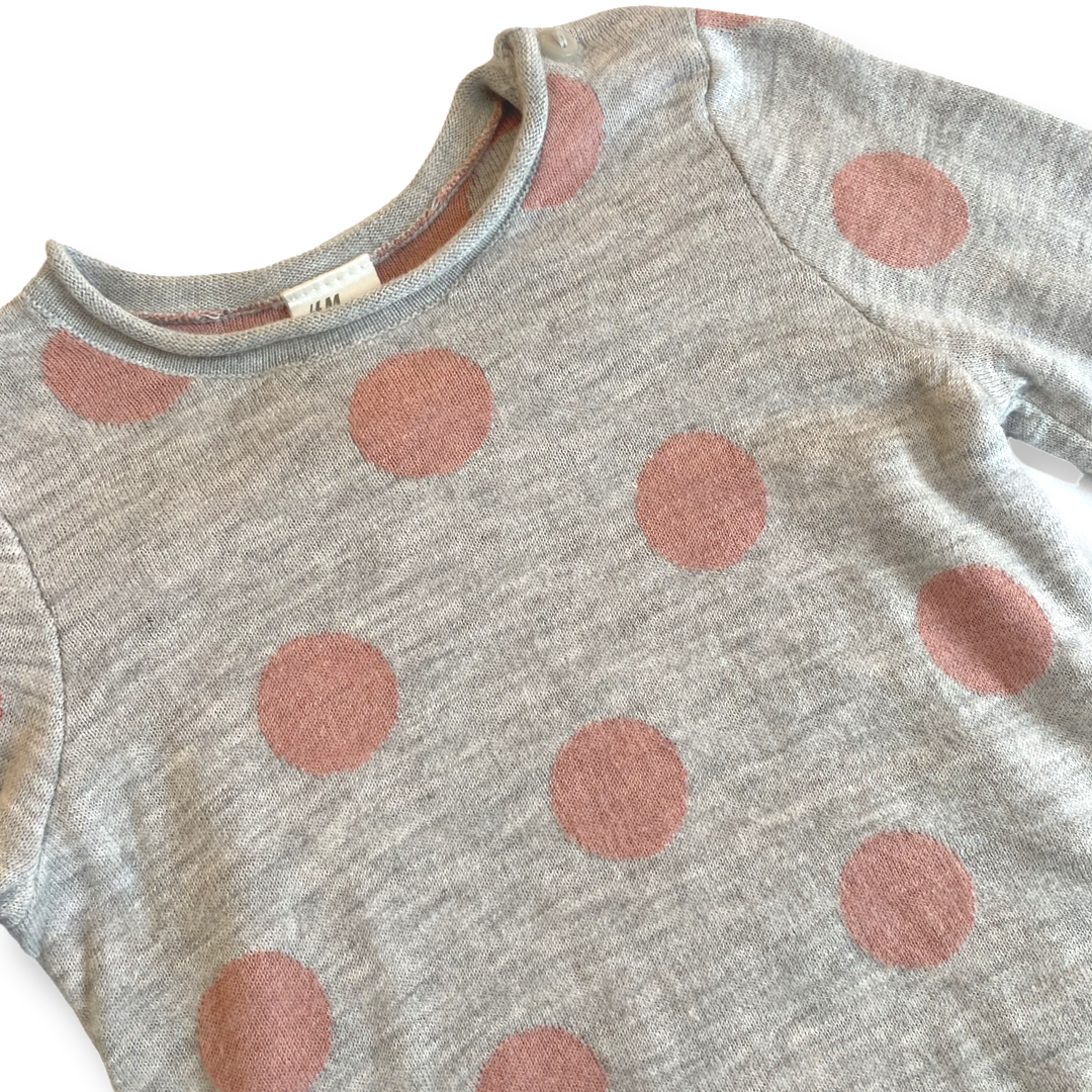 H&M Polka-Dot Sweater - 6 mo.