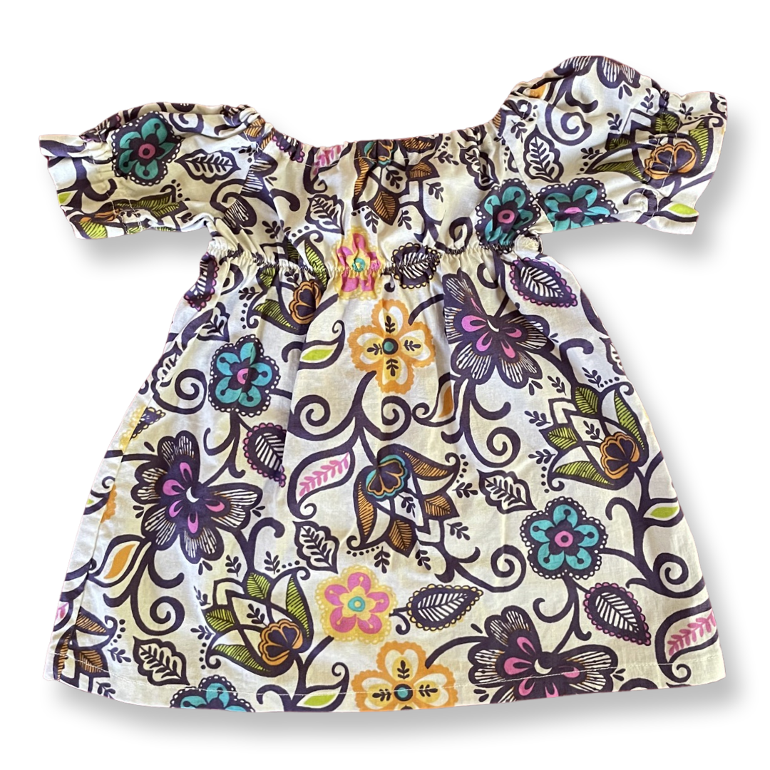 Boutique Flower Print Dress - 3-6 mo.