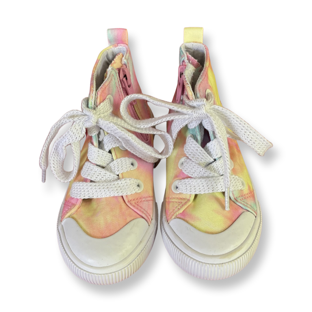 Cat & Jack Tie Dye High-Top Sneakers - Size 7