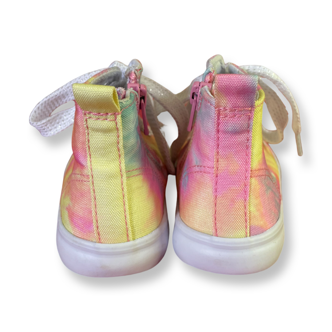Cat & Jack Tie Dye High-Top Sneakers - Size 7