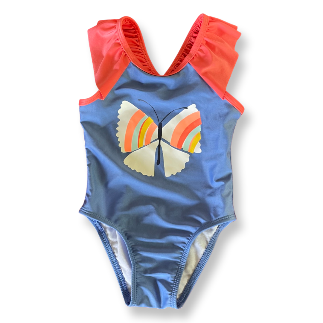 Cat & Jack One-Piece Butterfly Swimsuit - 18 mo.