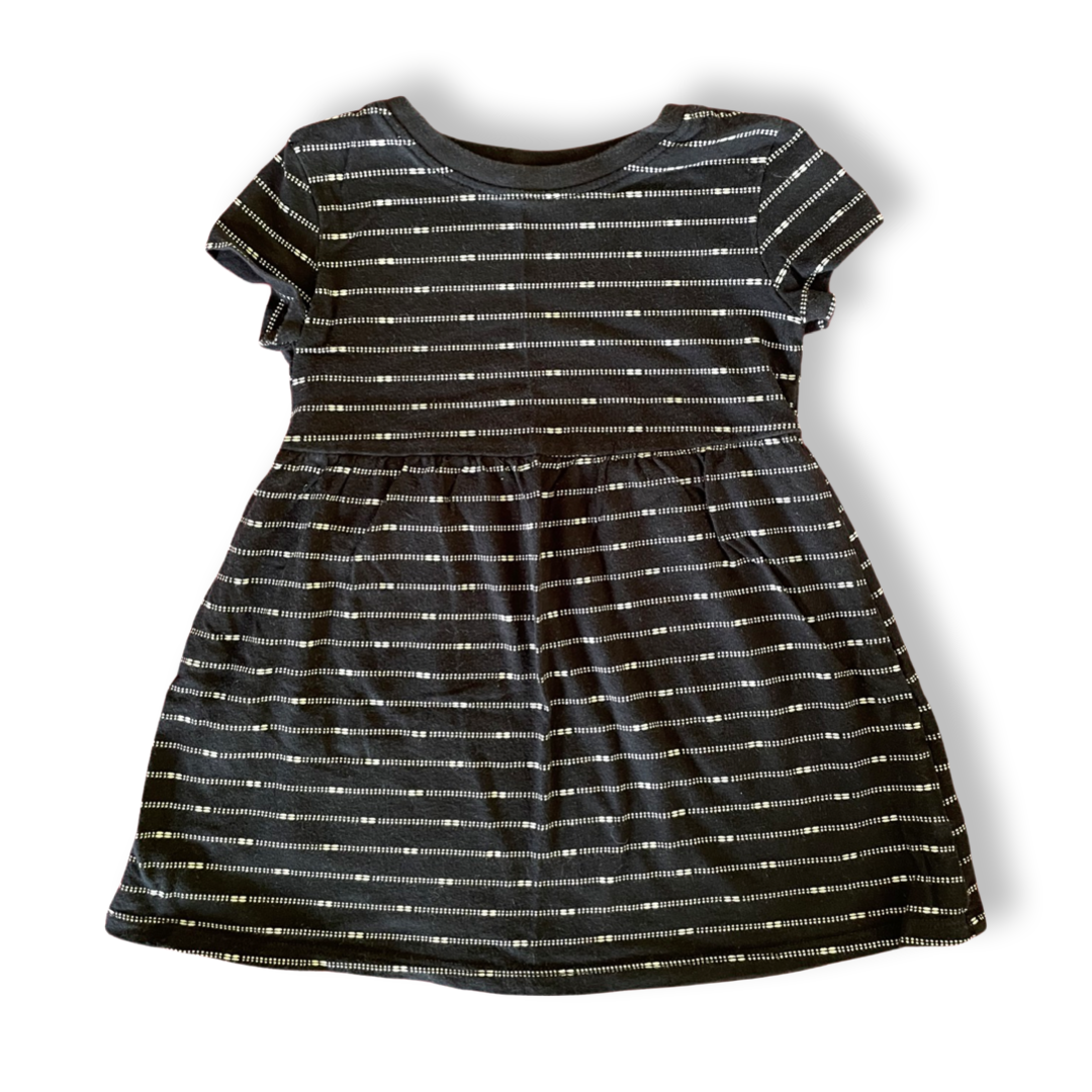 Old Navy Black & White Dress - 18-24 mo.