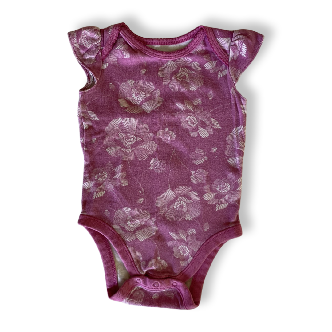 Old Navy Roses Onesie - 6-12 mo.