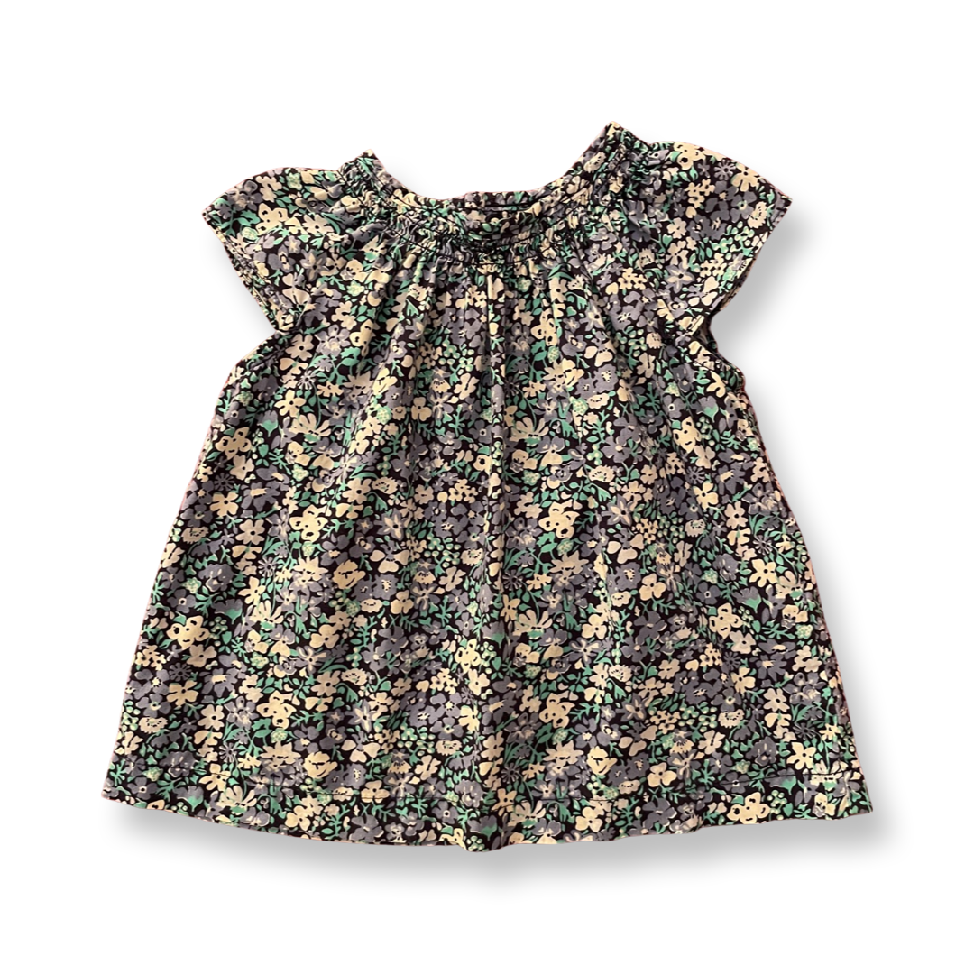 Carter's Blue Ditsy Floral Print Top - 9 mo.