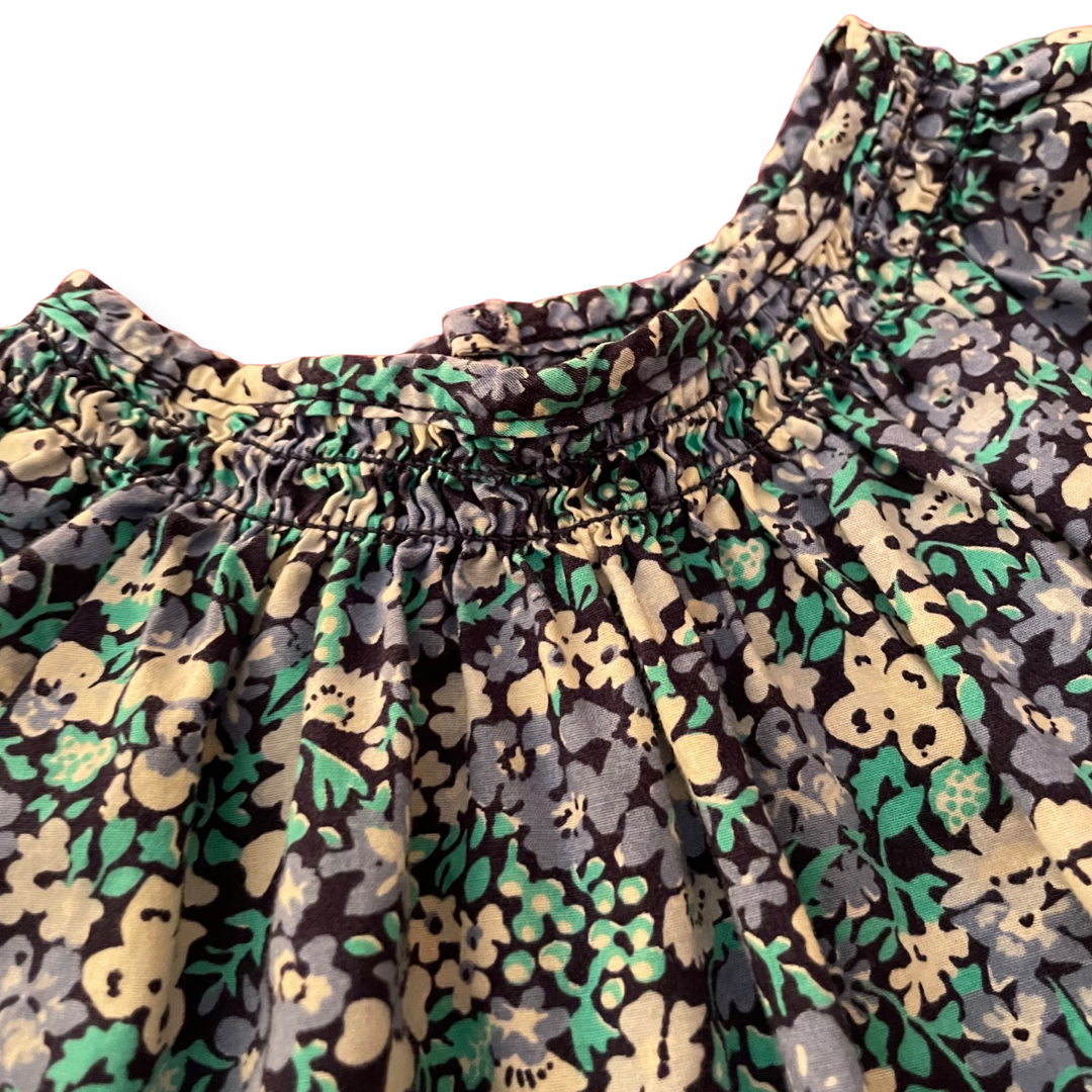 Carter's Blue Ditsy Floral Print Top - 9 mo.