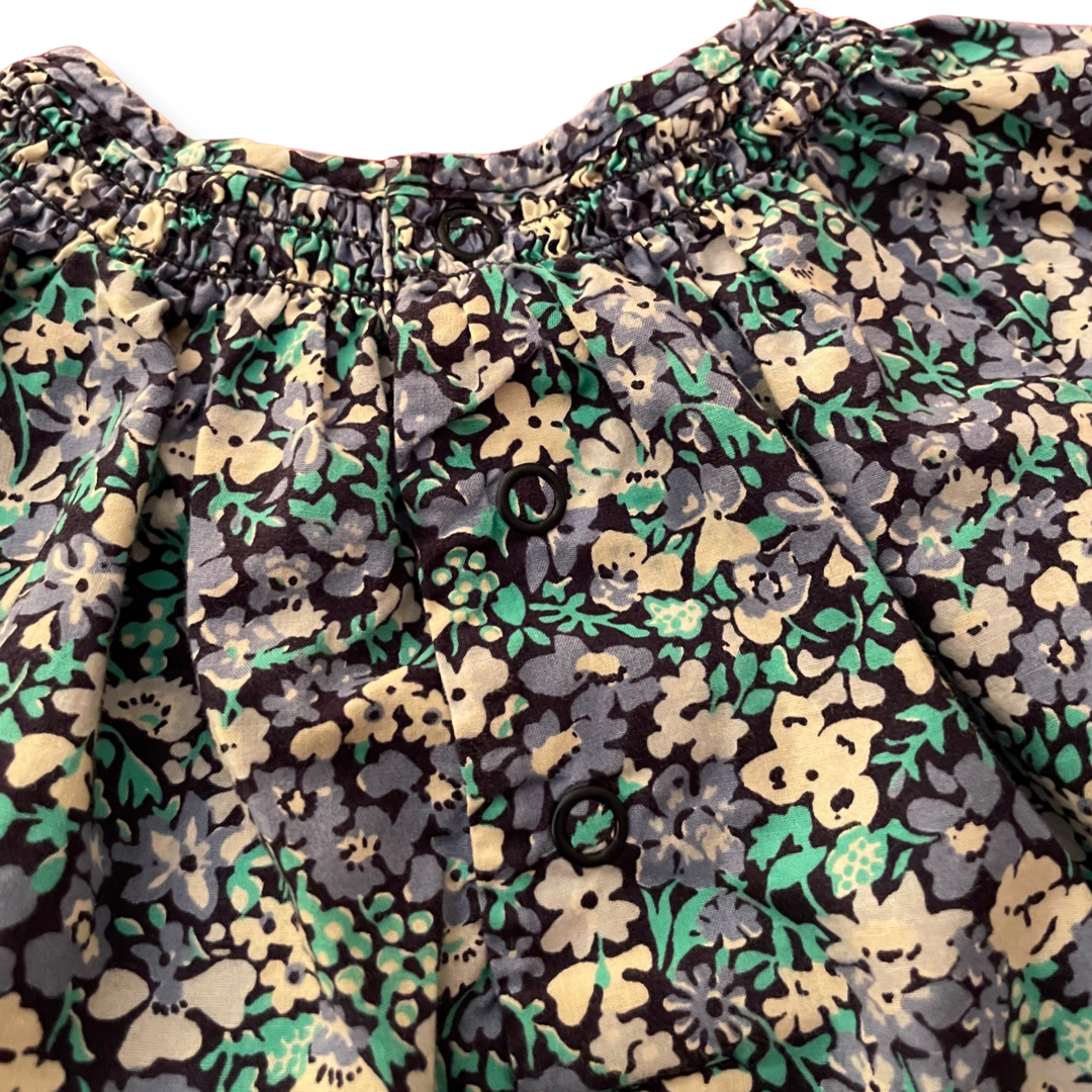 Carter's Blue Ditsy Floral Print Top - 9 mo.