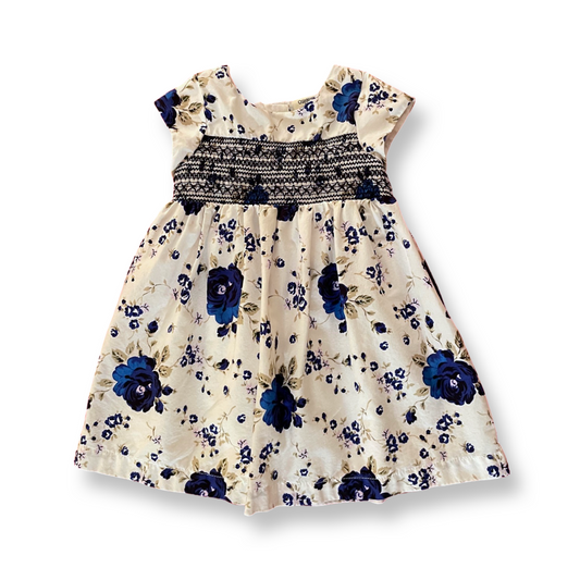 OshKosh Floral Smocked Dress - 9 mo.