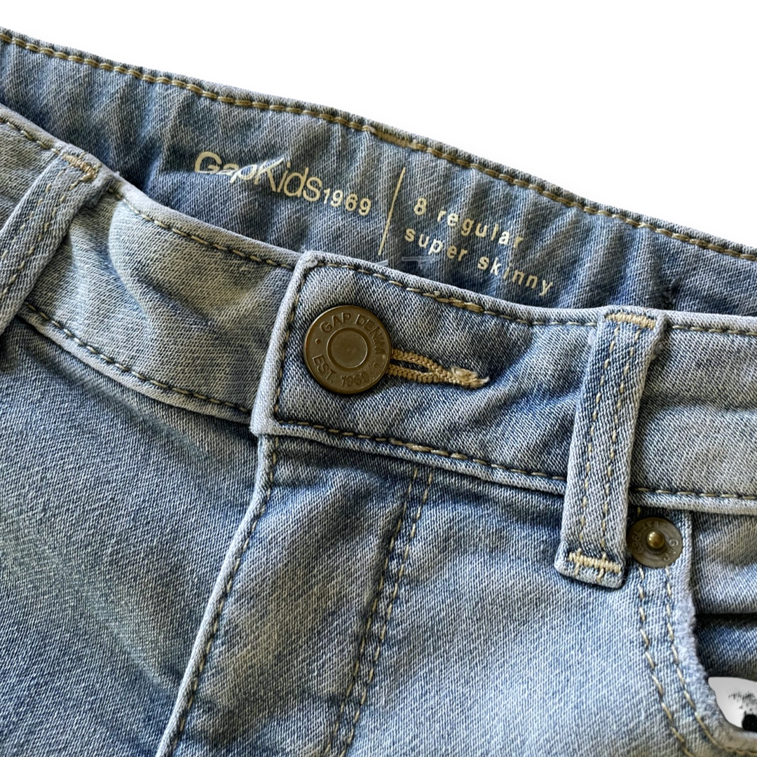 Gap Kids Super Skinny Light Wash Jeans - 8 youth