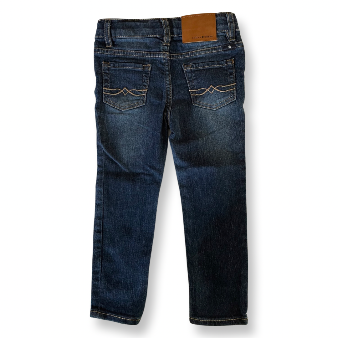 Lucky Brand Dark Wash Skinny Jeans - 3T