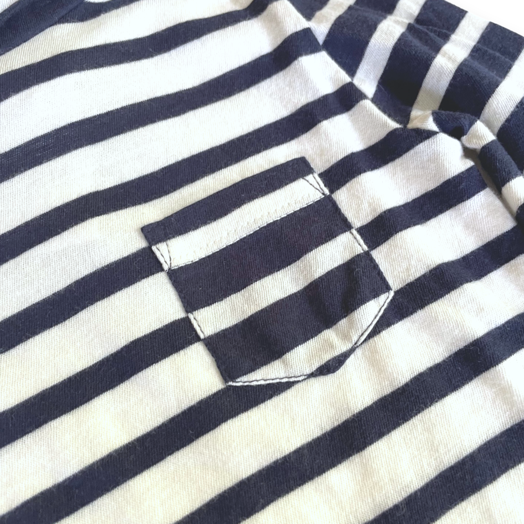 J.Crew crewcuts Navy Stripe Turtleneck - 3T