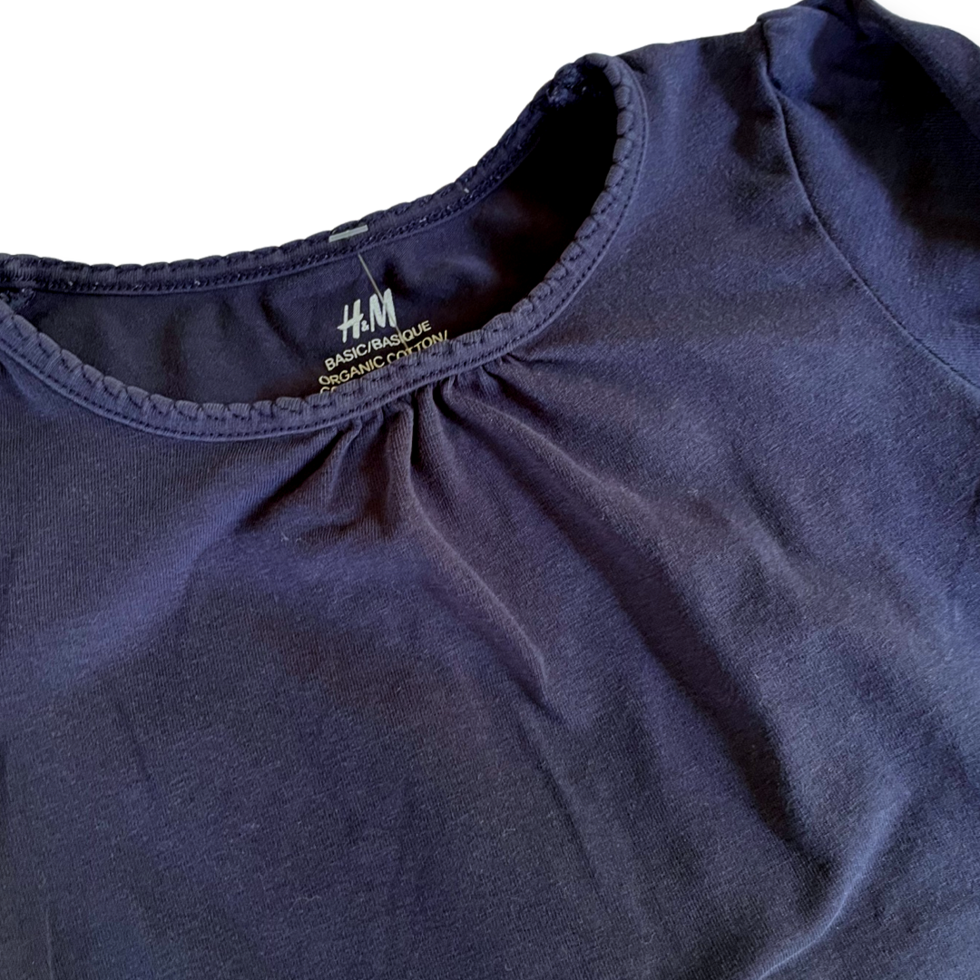 H&M Organic Cotton Navy Shirt - 1.5-2T