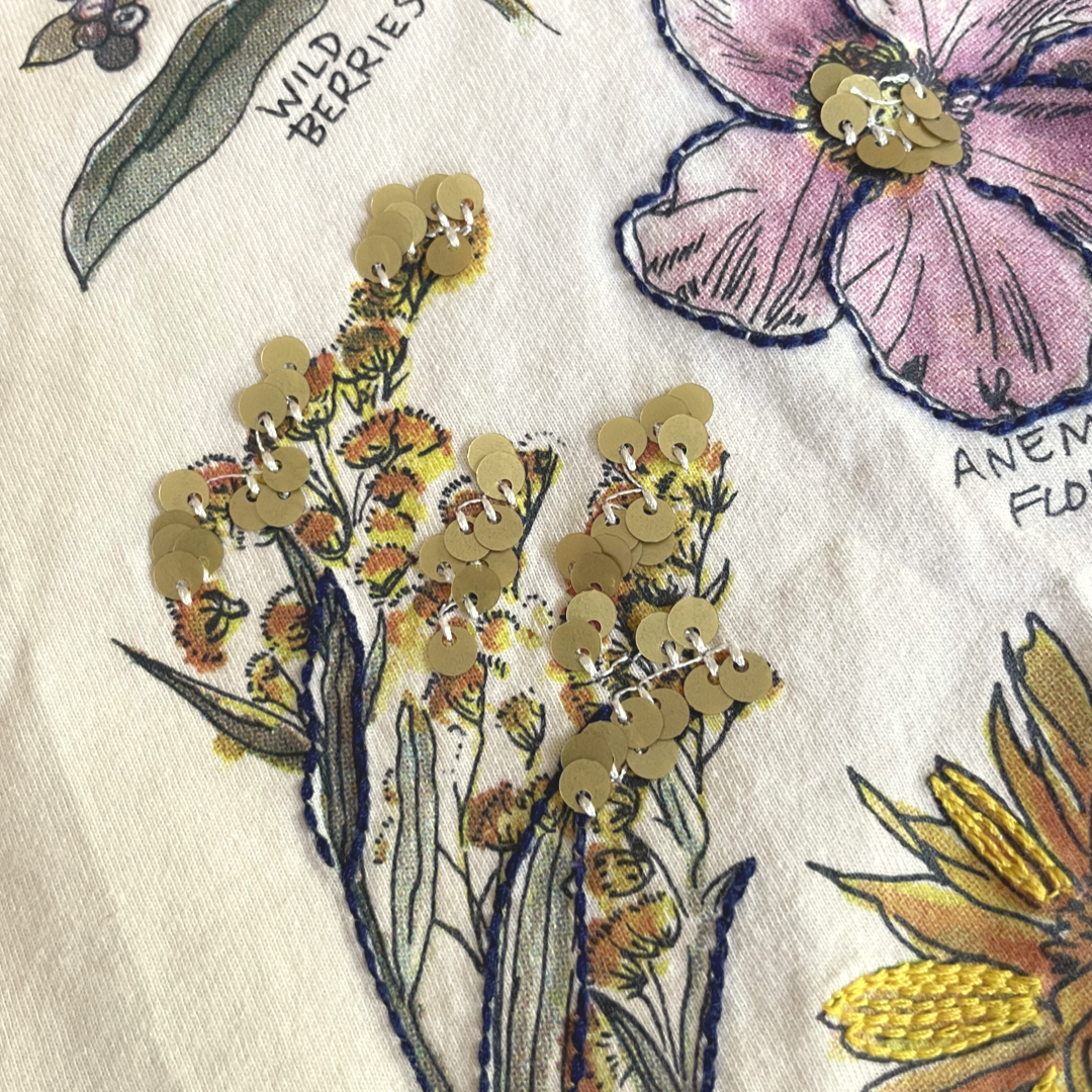 OshKosh Botanical Top w/ Sequins - 10 youth