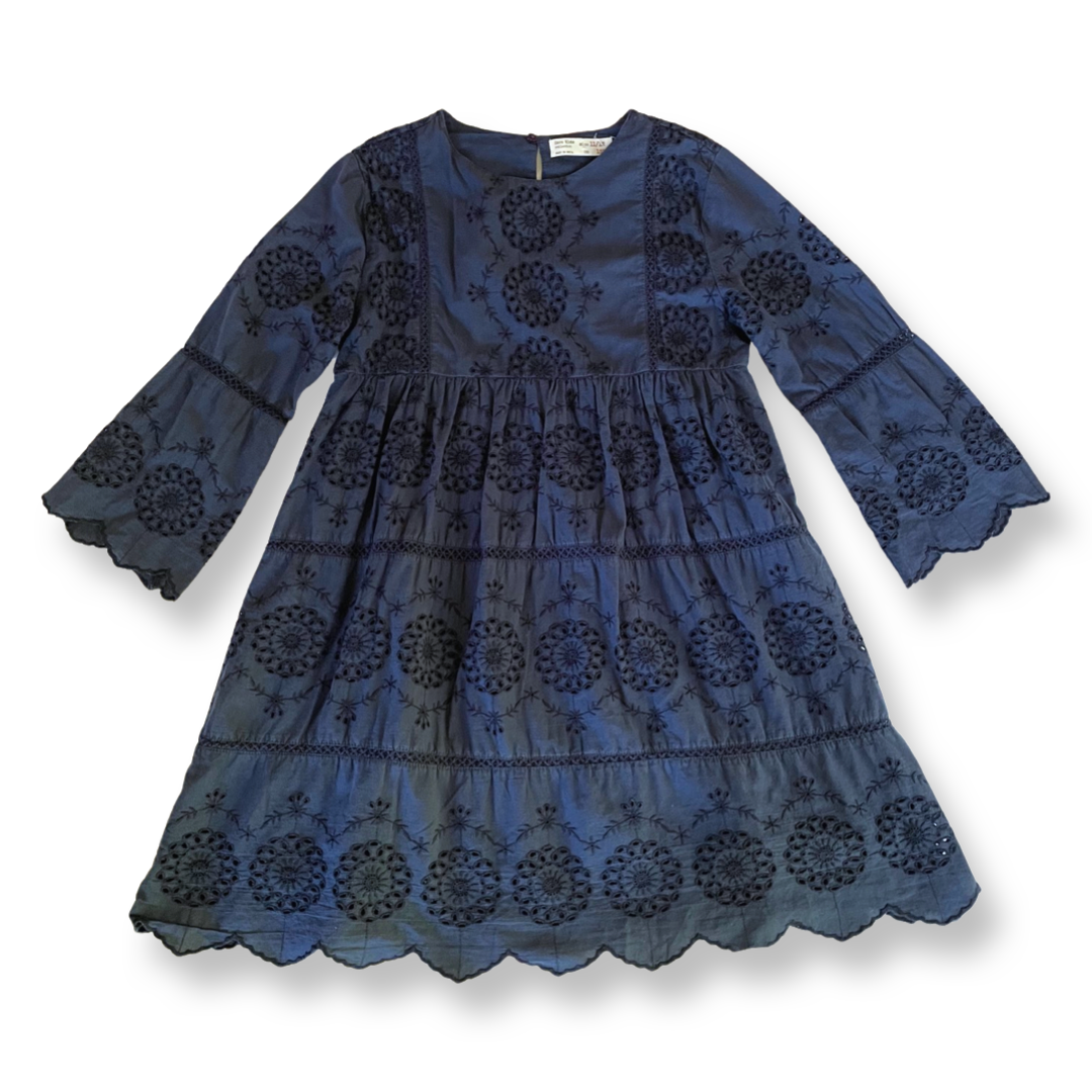 Zara top eyelet dress