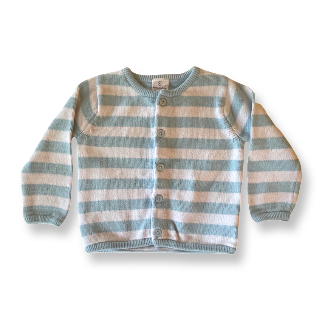 Hanna Andersson Organic Striped Cardigan - 2T
