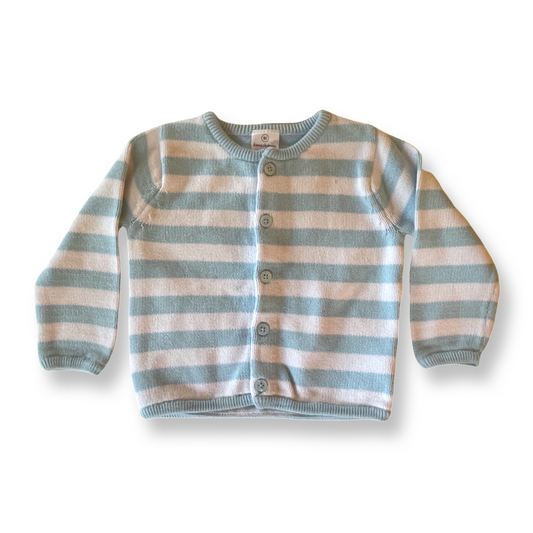 Hanna Andersson Organic Striped Cardigan - 2T