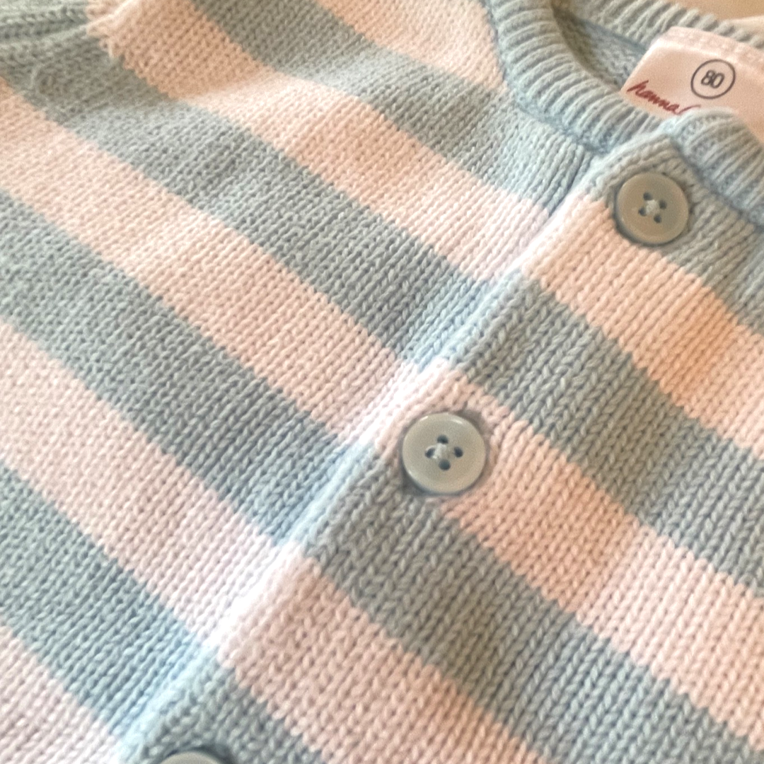 Hanna Andersson Organic Striped Cardigan - 2T
