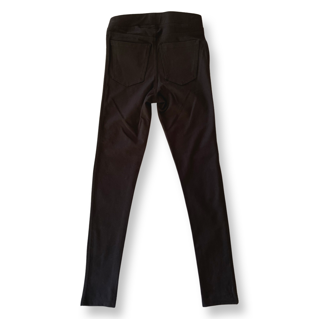 H&M Black Jeggings - 8-9 youth