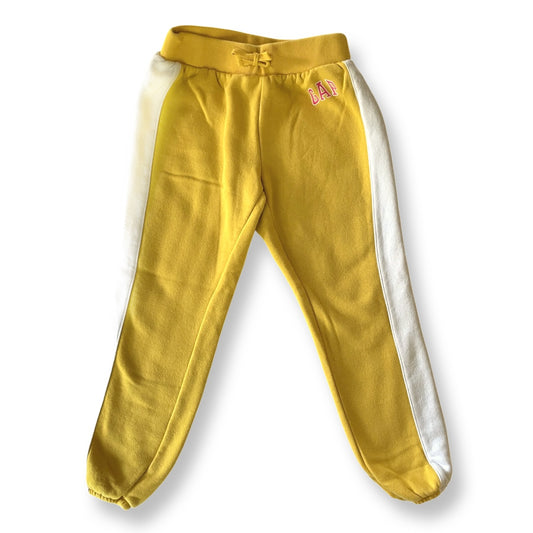 Gap Kids Yellow Logo Sweatpants - 6-7 youth