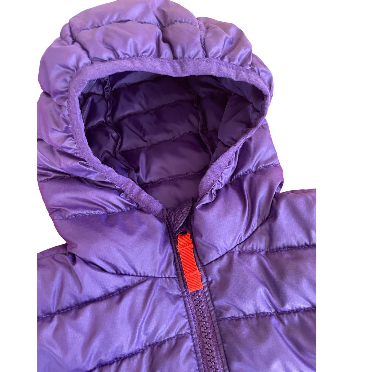 Primary Purple Lightweight Puffer Jacket - 2T
