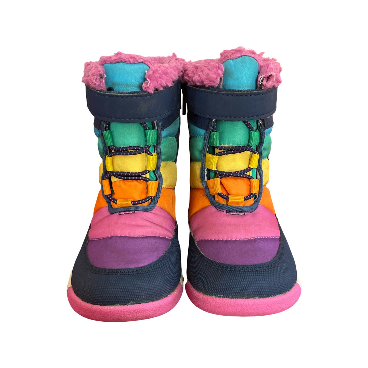 Merrell Little Kid Rainbow Striped Snow Boots - Size 9M