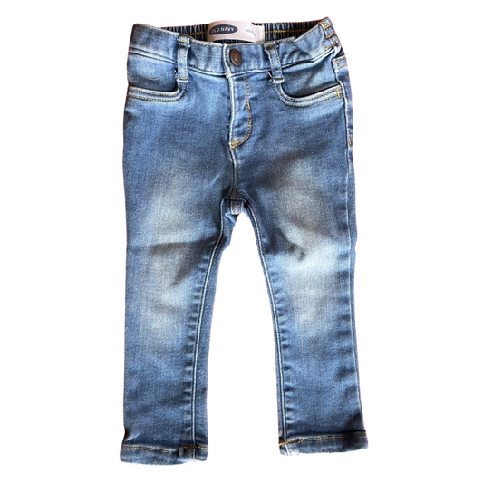Old Navy Light Wash Ballerina Jeans - 18-24 mo.