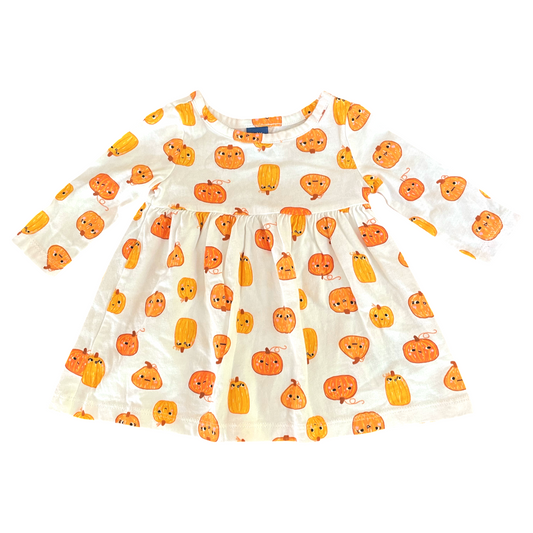 Old Navy Pumpkin Dress - 0-3 mo.