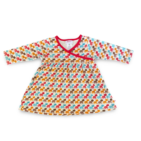 Zutano Cat Print Dress - 18 mo.