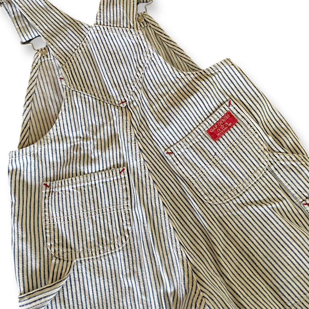 Vintage GAP Striped Shortalls - 4-5T