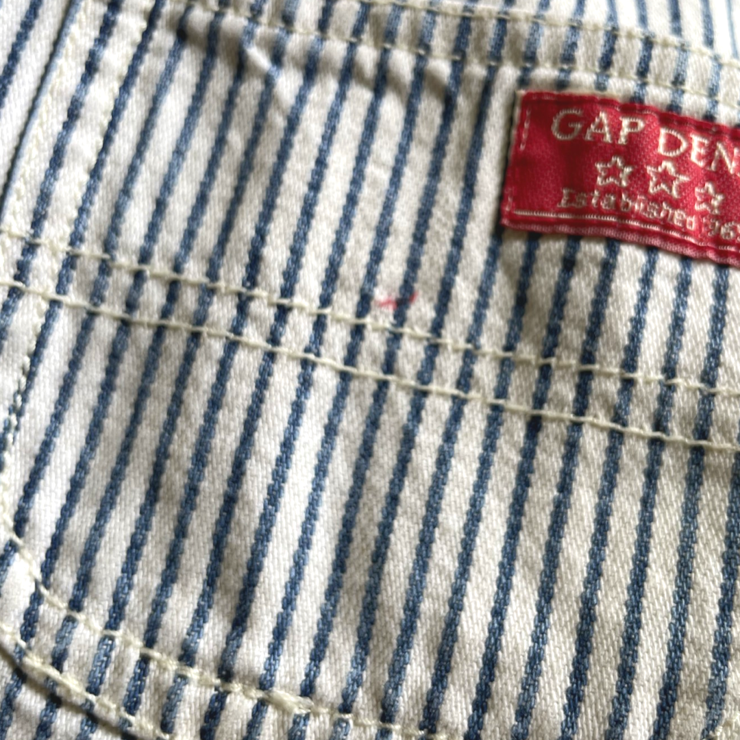 Vintage GAP Striped Shortalls - 4-5T