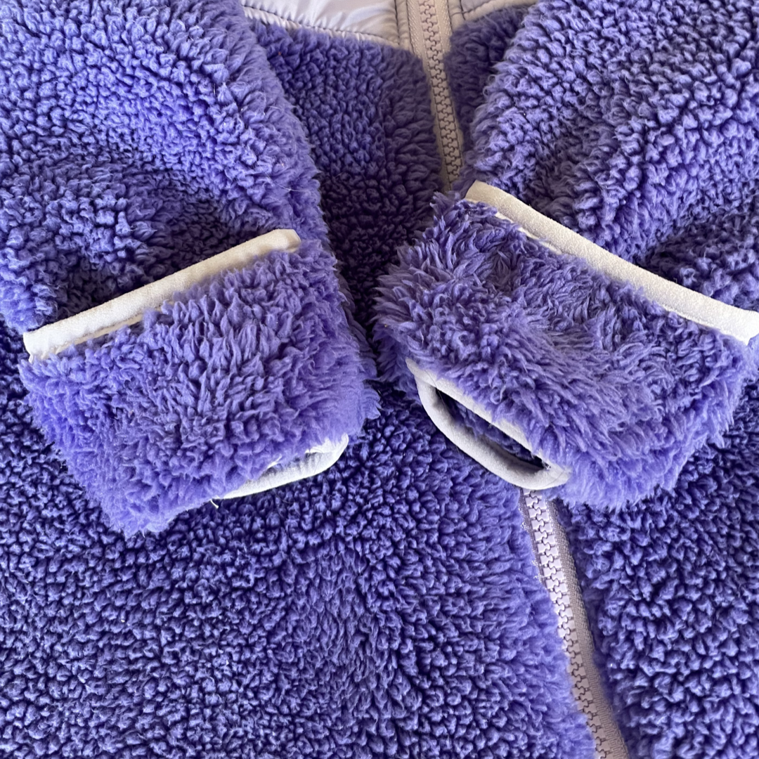 Snozu Purple Fleece Bunting - 9-12 mo.